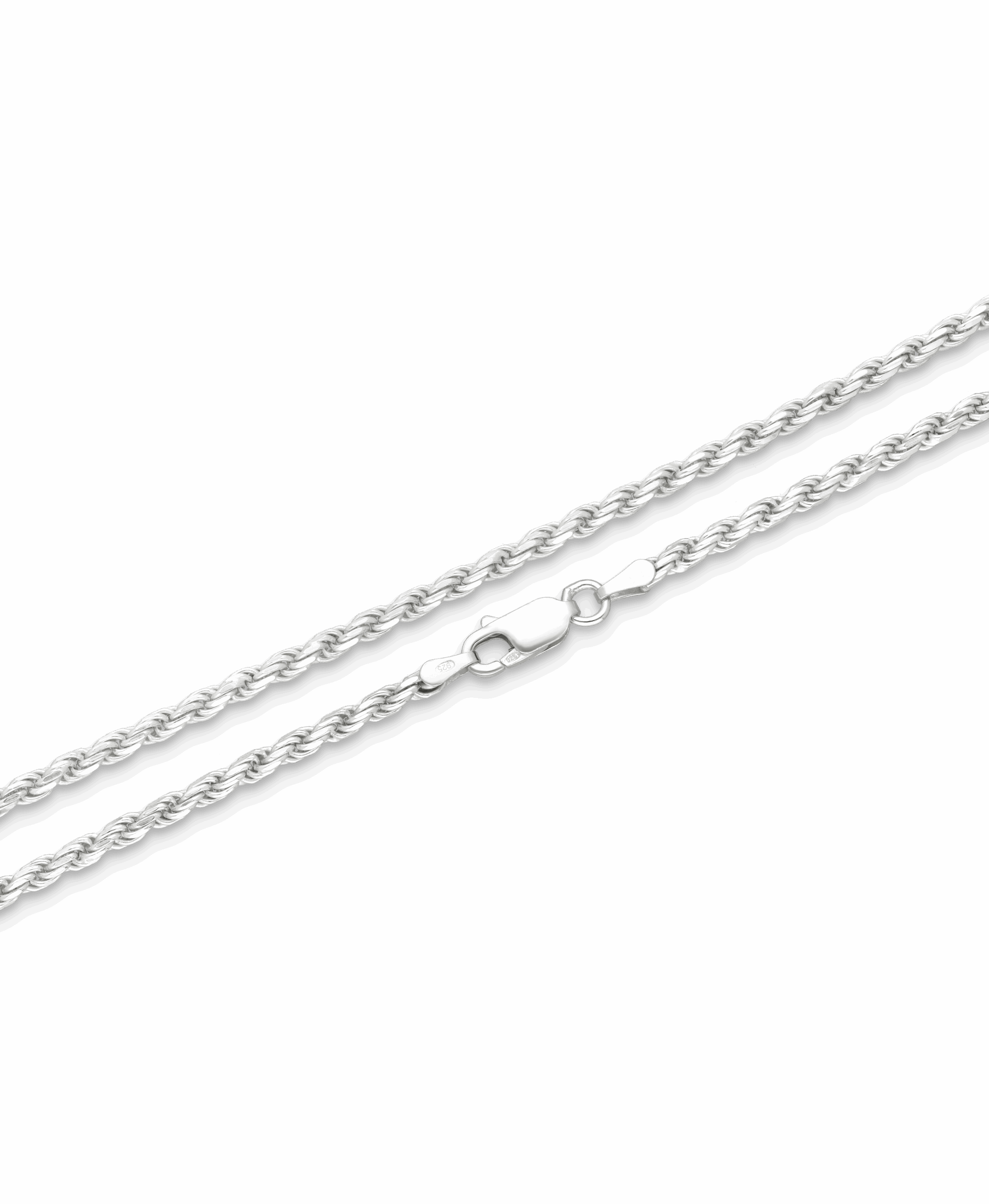 925 Sterling Silver Rope Chain 2.7mm